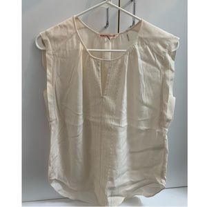 Rebecca Taylor creme blouse